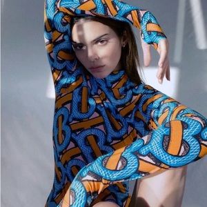 Burberry Monogram Swim Long Sleeve Bodysuit
